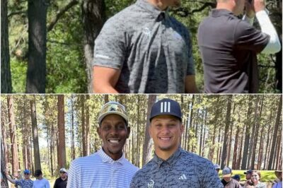 Inside Scoop! Travis Kelce Flirts with Fans During Heartwarming Reunion with Patrick Mahomes on Offseason Golf: See the Cheeky Moments!