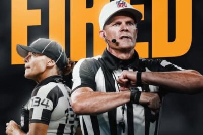 BREAKING NEWS: The NFL fired three officials and demoted them to power conferences in college football…