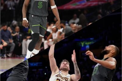 Anthony Edwards Shocks Everyone with His Bold Take on Lakers Favoritism — “We’re Not Supposed To Be Here!”