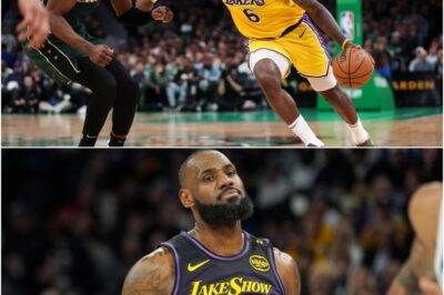 SHOCKING CLAIM: Jaylen Brown Questions LeBron James’ 40-Year-Old Dominance with PED Allegation!