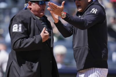 A SHOCKING TURN OF EVENTS: Aaron Boone EJECTED IN YANKEES VS RAYS GAME—What Made the Umpire Lose Patience?