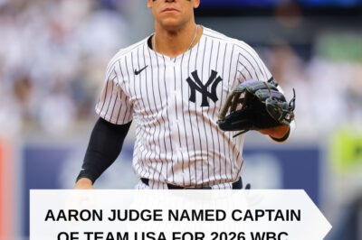BREAKING: Aaron Judge Named Team USA Captain for 2026 World Baseball Classic—Could His Leadership Be the Spark That Finally Brings Home the Gold?