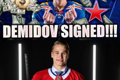 BREAKING NEWS: IVAN DEMIDOV SIGNS 2-YEAR EXTENSION WITH SKA ST. PETERSBURG IN THE KHL (Canadiens)