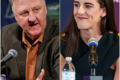 “I’ve stayed silent long enough.” NBA icon Larry Bird just unleashed a verbal hammer on Caitlin Clark, with a brutally honest message that rocked the WNBA. But the initial shock was nothing compared to what transpired just six minutes later—an unprecedented event that left the entire league speechless.