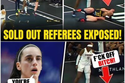WNBA REFEREES IN SHOCK! Caitlin Clark CAUGHT RED-HANDED in BRUTAL ASSAULTS on Atlanta Dream – NEW FOOTAGE EXPOSES VIOLENT PLAYS!