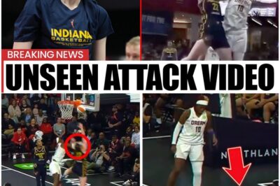 UNSEEN ATTACK! NEW VIDEO Shows Caitlin Clark BLINDSIDED By Aggressive Atlanta Dreams Player! The Raw Footage, Just Leaked, Reveals The SHOCKING On-Court Violence. Fans ERUPT With Fury, Demanding Answers And Harsh Punishment. Is This Proof The League Can’t Keep Clark Safe? This Is UGLY!