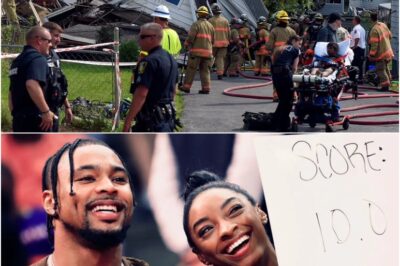 HARROWING INCIDENT: Simone Biles in Critical Condition After House Collapse—Rushed to Hospital; Jonathan Ovett Emotionally Pleads for Prayers! Tragedy Strikes as First Responders Fight to Save the Olympic Star. “Pray for My Wife,” Jonathan Cries. World Stunned—Follow for Live Updates.