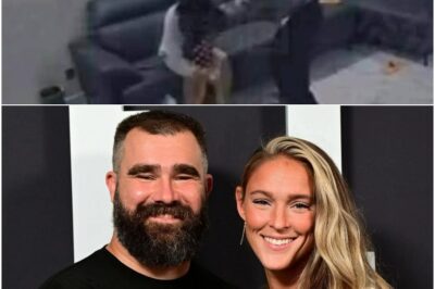 BREAKING: Kylie Kelce files for divorce, tearfully reveals “He beats me and kicks our kids”—allegations of domestic abuse spark shock, fury, and calls for justice as fans demand answers and the public grapples with the devastating truth behind the NFL star’s private turmoil.