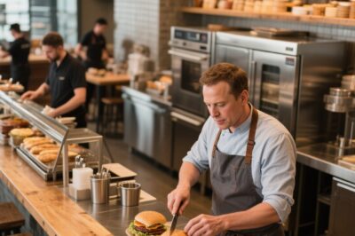 Shocking Reveal: Elon Musk’s Tesla Restaurant Is Here—A Mind-Blowing Fusion of Electric Cars and Epic Eats! Dine Amid Sleek Tesla Decor, Order Cybertruck Burgers, and Enjoy Smart Tables with Touchscreen Menus. This Unexpected New Tesla Venture Has Fans Buzzing—Could It Change the Way We Eat Forever?