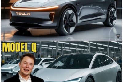 World-quaking leak detonates headlines as whistleblower reveals covert midnight assembly line cranking out futuristic $25K Tesla Model Q compact SUV, featuring autopilot 2.0, crash-proof graphene shell, immersive gaming dash, 10-minute hypercharge, and smart-pet mode, while Elon Musk allegedly orders staff to erase tweets, smash phones, and stall reporters until launch.