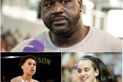Racial Outburst & Retribution! Brittney Griner’s Alleged Slur & Shaq’s Brutal 5-Word Response! A bombshell allegation of a racist attack by Brittney Griner against Caitlin Clark has ignited a firestorm. Shaquille O’Neal didn’t hold back, delivering a 5-word message that’s dominating social media and leaving fans demanding accountability.
