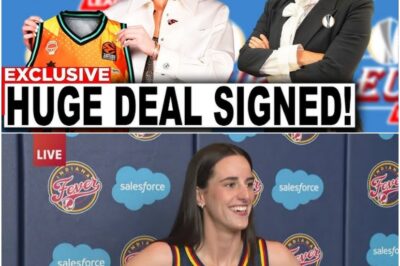 A DECLARATION OF WAR! The entire basketball world is in shock as a EuroLeague team just shattered the transfer record to sign Caitlin Clark. This isn’t just an offer; it’s a power play to humiliate the WNBA and steal its crown jewel, triggering total pandemonium and emergency meetings.