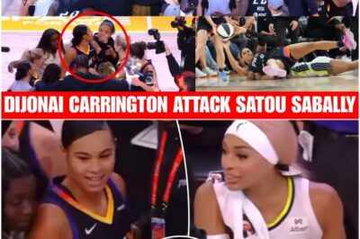 The WNBA is officially out of control. The bitter rivalry between Dijonai Carrington and Satou Sabally has devolved into sheer anarchy, culminating in a shocking attempted physical attack after the game. This wasn’t just trash talk—it was a violent eruption that proves the league’s animosity has reached a dangerous boiling point.