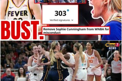 The petition to ban WNBA ‘enforcer’ Sophie Cunningham is a spectacular failure! In a shocking twist that has her critics reeling, Cunningham is now brilliantly monetizing the outrage. She’s turning the hate campaign designed to end her career into a massive personal payday, making her haters her biggest benefactors.