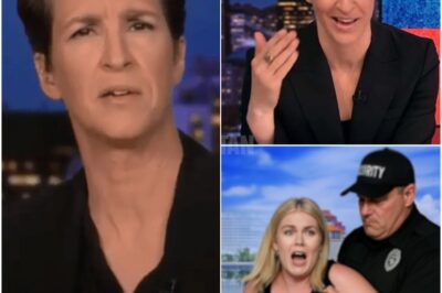 “Get Her Out!” Maddow’s Furious Demand After Leavitt Exposes Secret That Shakes MSNBC to Its Core! The atmosphere in the studio was electric as Karoline Leavitt’s unexpected claims about a colleague sent shockwaves through the network. Rachel Maddow’s reaction was explosive, culminating in a request to remove Leavitt immediately. Details are emerging…