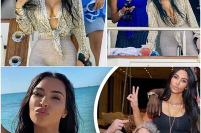 While celebrating her daughter on a lavish yacht, all eyes were on Kim’s impossibly tiny waist. She flaunted her shocking figure in skintight bottoms and a skimpy bikini top, leaving fans wondering if she deliberately upstaged the birthday girl with her jaw-dropping, sultry display.