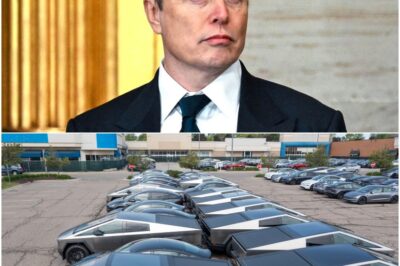 THE FALL OF AMERICA’S TECH TITAN: Tesla’s Stunning Production Halt Signals Deep Crisis as Mountain of Unsold Vehicles Threatens Company Survival, Musk Cancels Public Appearances, Workers Describe Mass Layoffs and Panic at Headquarters, Wall Street Insiders Warn Tesla’s Days Are Numbered Without Immediate Government Bailout.