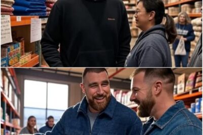 KELCE’S KINDNESS KNOWS NO BOUNDS! Travis Kelce’s innovative ‘zero-dollar supermarket’ is providing more than just groceries to the homeless. Find out what’s really being grabbed off the shelves and how this NFL star’s generosity is making a real difference in people’s lives every day.