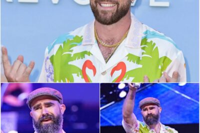 Jason Kelce Spotted Again Rocking Travis’s Threads – Confirming He’s Officially Broke After Retirement! The NFL legend’s fashion choices are raising eyebrows and sparking hilarious reactions. Is this a new reality for the Kelce brothers?