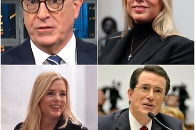 Pam Bondi’s Explosive Takedown Leaves Stephen Colbert Speechless: Leaked Backstage Footage Exposes the Brutal Truth Behind the Late Show’s Most Chaotic Moment – Producers in Panic as Rumors of a Cover-Up Ignite!