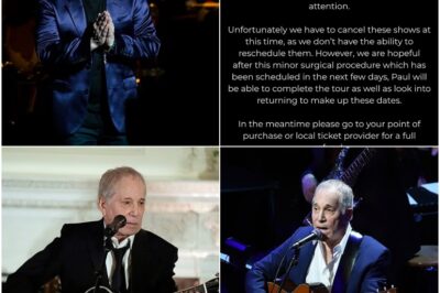 Music legend Paul Simon, 83, forced to cancel all concerts! He reveals a devastating, “unmanageable” chronic condition has tragically silenced his voice. Is this the heartbreaking end of his iconic career?