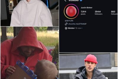 Bieber’s Bombshell Reveal: Justin shocks the world by erasing his identity on Instagram, sparking rumors of a major fallout or secret rebrand. Before fans could process the change, he posted a stunning, never-before-seen glimpse of his rarely acknowledged son, Jack Blues, igniting a firestorm of speculation about his intensely private family life.