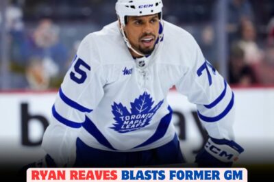 NHL BOMBSHELL: Ryan Reaves PUBLICLY BLASTS BRAD TRELVING and TORONTO MAPLE LEAFS—Insider Claims LOCKER ROOM CHAOS and BETRAYAL Fueled the SHOCK TRADE, Sending Waves of OUTRAGE and SUSPICION Throughout the League as Fans DEMAND ANSWERS and the Organization Faces Unprecedented Scrutiny!