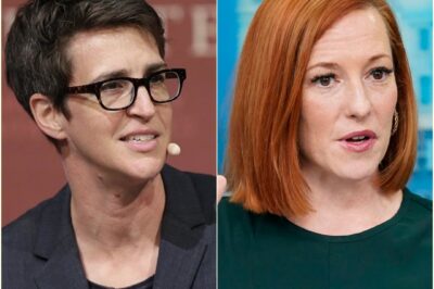 TOO BIG TO FILL? Jen Psaki’s Primetime Gamble BACKFIRES as Rachel Maddow’s Shadow Looms—MSNBC Scrambles Amid Ratings Freefall