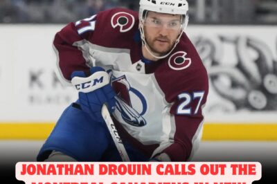 JONATHAN DROUIN DROPS BOMBSHELL as he BLAMES the Montreal Canadiens for DESTROYING his love for hockey! In a RAW and EMOTIONAL interview, Drouin REVEALS the DARK SIDE of playing in Montreal, leaving fans in SHOCK and demanding ANSWERS from the team’s management. What really happened behind closed doors?