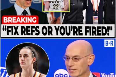 CHAOS ERUPTS: Adam Silver THREATENS WNBA Over REF SABOTAGE as Caitlin Clark EXITS All-Star Injured! “Fire Every Corrupt Official NOW!” – Clark’s Career in Jeopardy Sparks League-Wide Mutiny!