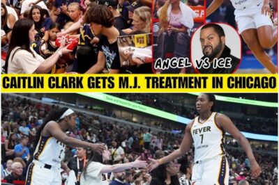 Caitlin Clark Shocks Fans with MJ-Style Performance! Kelsey Mitchell Dominates Sky in Chicago Showdown, While Ice Cube Battles Angel Reese in a Rivalry for the Ages—Unbelievable Moments Unfold!