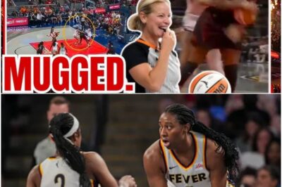 Shocking foul chaos! A’ja Wilson violently mugs Aliyah Boston during Fever’s victory, while clueless referees turn a blind eye, sparking outrage and chaos in a game fans will never forget!
