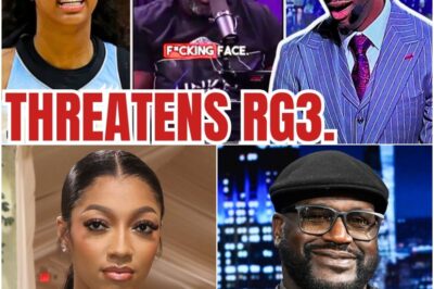 JUST IN: Shaquille O’Neal EXPLODES On Live TV—DEFENDS Angel Reese With FIERY Warning To RG3! “Say Her Name Again And I’ll Knock You Out!” Fans SHOCKED By Near Physical Fight!