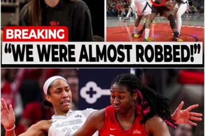 Shocking Outrage: Caitlin Clark Furious as WNBA Referees Allegedly RIGGED Indiana Fever to Lose Against A’ja Wilson’s LV Aces, Sparks outrage and accusations of unfair play rocking the basketball world!