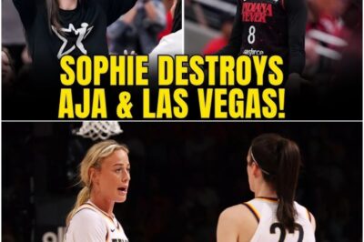 Game-Changing Moment: Caitlin Clark’s Excitement Skyrockets as Sophie Cunningham’s Red-Hot Play Destroys A’ja Wilson and the Vegas Aces, Sending Shockwaves Through the WNBA!