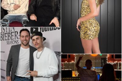 Hailey Bieber seemingly fires back at Scooter Braun just moments after he praised Justin’s new album; this shocking public swipe suggests the war between the Biebers and their former manager is far from over.