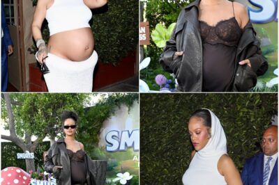 Causing an absolute frenzy, Rihanna steps out after her third baby bombshell. The fashion icon is rocking her most controversial maternity look yet, a wild ensemble that proudly exposes her completely bare baby bump.