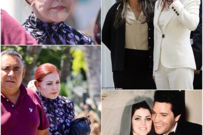 At 80 years old, a frail-looking Priscilla Presley surfaces in Los Angeles, her face etched with a look of profound pain, revealing the devastating toll of her harrowing years of unimaginable family loss and brutal legal battles.