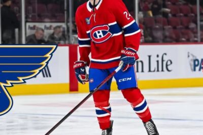 STUNNING TRADE SHAKES NHL: Montreal Canadiens SEND rising star LOGAN MAILLOUX to the St. Louis Blues in a move NO ONE saw coming—fans and analysts are left REELING as the blockbuster deal sparks wild speculation about the team’s future and ignites a new era in both cities!