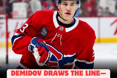 SHOCKING REJECTION: Canadiens’ Management STUNNED as Ivan Demidov BOLDLY REFUSES Their SECRET REQUEST—Superstar Prospect’s UNEXPECTED MOVE Sends Waves of PANIC Through Montreal, IGNITING FIERCE SPECULATION About His FUTURE and LEAVING FANS FEARING a BLOCKBUSTER FALLOUT That Could ROCK the Franchise to Its CORE!