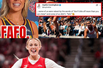 Sophie Cunningham fires back at shocking hate toward her family, unleashing fury as the Fever superstar shows no mercy to critics.