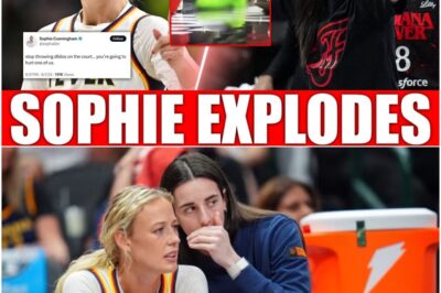 Unbelievable Scene! Caitlin Clark Shocked by Fan’s X Toy Throw, Igniting Chaos as Sophie Cunningham Unleashes Fury in a WNBA Game That Turns Wild and Unpredictable!
