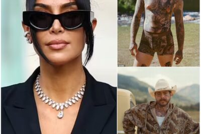 A New Look for Post Malone: The Rapper Poses in Kim Kardashian’s SKIMS Underwear, Unveiling a Startling Weight Loss and New Body.