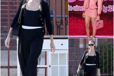 Margot Robbie’s Mind-Blowing Makeover: Fans Are in Shock as She Channels Britney Spears in …Baby One More Time Schoolgirl Braids! Is This a New Trend or a Hidden Message? Social Media Goes Wild Over Her Jaw-Dropping Look!
