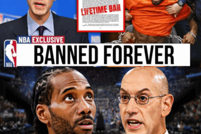 NBA SHOCKER! The NBA announces a LIFETIME BAN for Kawhi Leonard after a stunning $28,000,000 fraud scandal! This unprecedented, career-ending penalty sends shockwaves through the league, raising questions about integrity.
