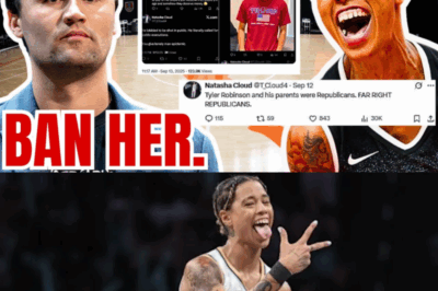 NATASHA CLOUD CONTROVERSY! She faces calls to be banned from the WNBA after making heinous remarks about Charlie Kirk following his death, sparking outrage and condemnation from fans and insiders.