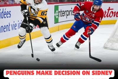 PENGUINS STUN NHL FANS: Make MYSTERIOUS, CONTROVERSIAL decision about SIDNEY CROSBY right before Montreal showdown—rumors swirl that this UNEXPECTED move could SIGNAL THE END of an era, spark MAJOR TRADE TALKS, and leave Crosby’s future in PITTSBURGH more UNCERTAIN than ever before.