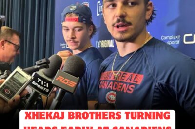 XHEKAJ BROTHERS CAUSE STIR AT CANADIENS CAMP: Insiders left STUNNED as the sibling duo UNLEASHES UNMATCHED energy and AGGRESSION, sparking RUMORS of a potential SHAKE-UP in the team’s lineup and igniting FEARS among veterans that their spots could be in DANGER before the season even starts.