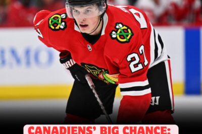 In a STUNNING development that could ROCK the NHL, a talented young Blackhawks forward is suddenly on the TRADE BLOCK, sparking WILD speculation that the Montreal Canadiens might swoop in and land a future superstar, forever changing the fate of both franchises in one UNFORGETTABLE move.