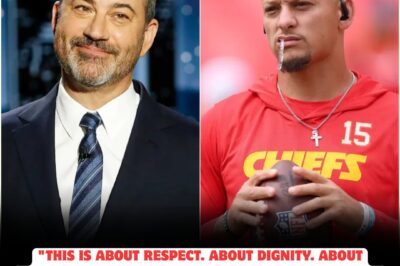 BREAKING — MAHOMES DEMANDS RESPECT: In a moment that sent shockwaves through the NFL, Kansas City Chiefs superstar Patrick Mahomes stepped forward with unflinching fire to address the scandal that pulled Jimmy Kimmel Live! off the air. He wasn’t just giving an opinion — he was demanding accountability…